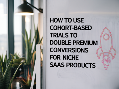 How to use cohort-based trials to double premium conversions for niche saas products