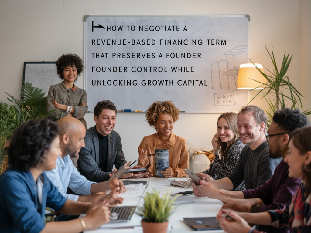 How to negotiate a revenue-based financing term that preserves founder control while unlocking growth capital