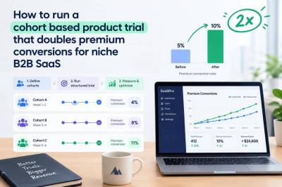 How to run a cohort-based product trial that doubles premium conversions for niche b2b saas