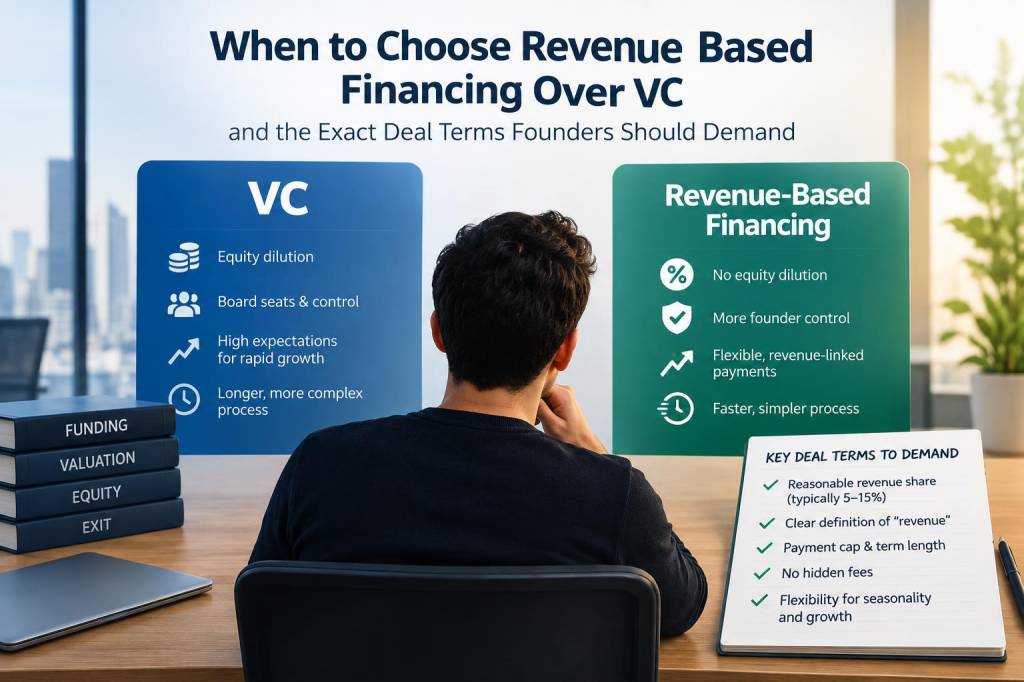 When to choose revenue-based financing over vc and the exact deal terms founders should demand
