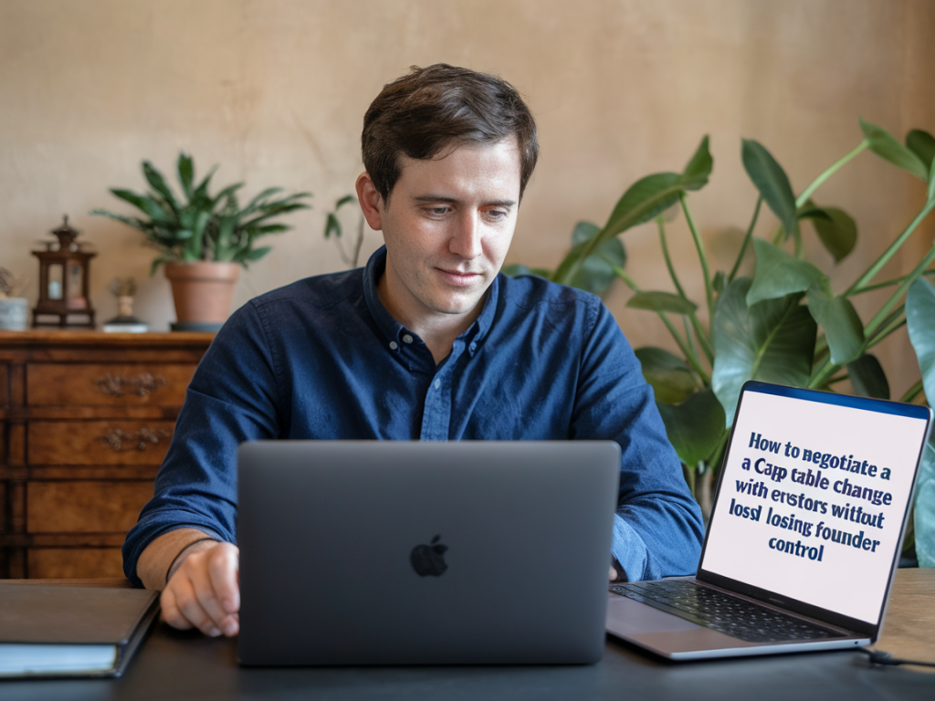 How to negotiate a cap table change with early investors without losing founder control