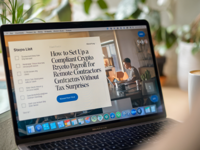 How to set up a compliant crypto payroll for remote contractors without tax surprises