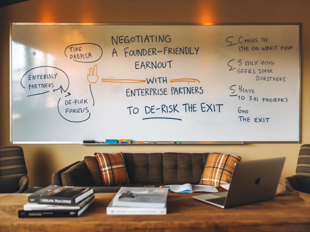 How to negotiate a founder-friendly earnout with enterprise partners to de-risk your exit